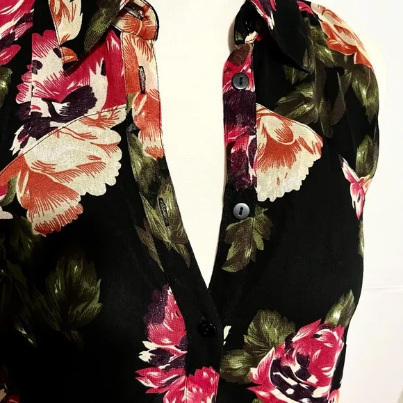 OSOS Floral Maxi Dress US size 6 NWT
