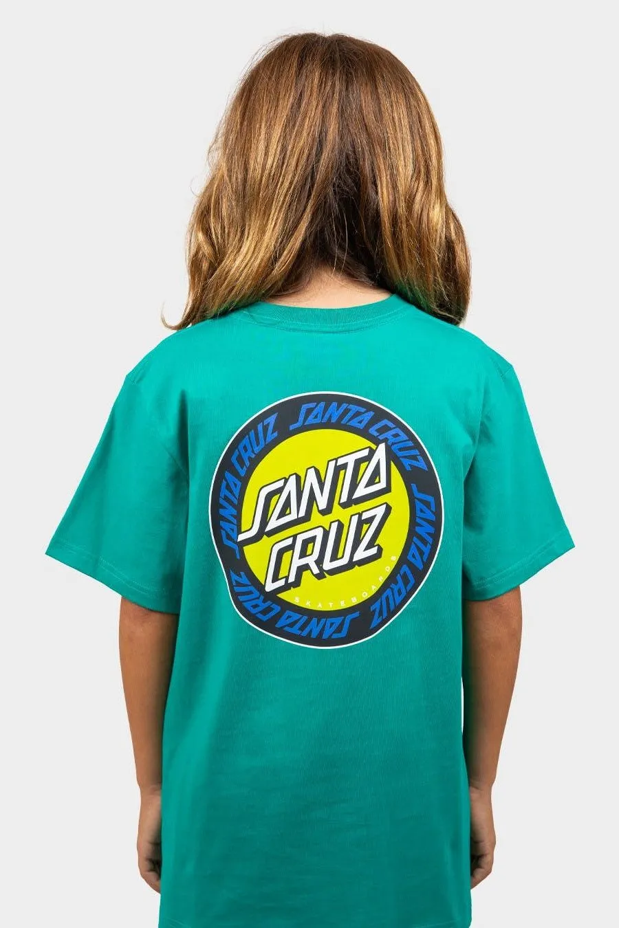 Outer Ringed Dot Tee | Teal