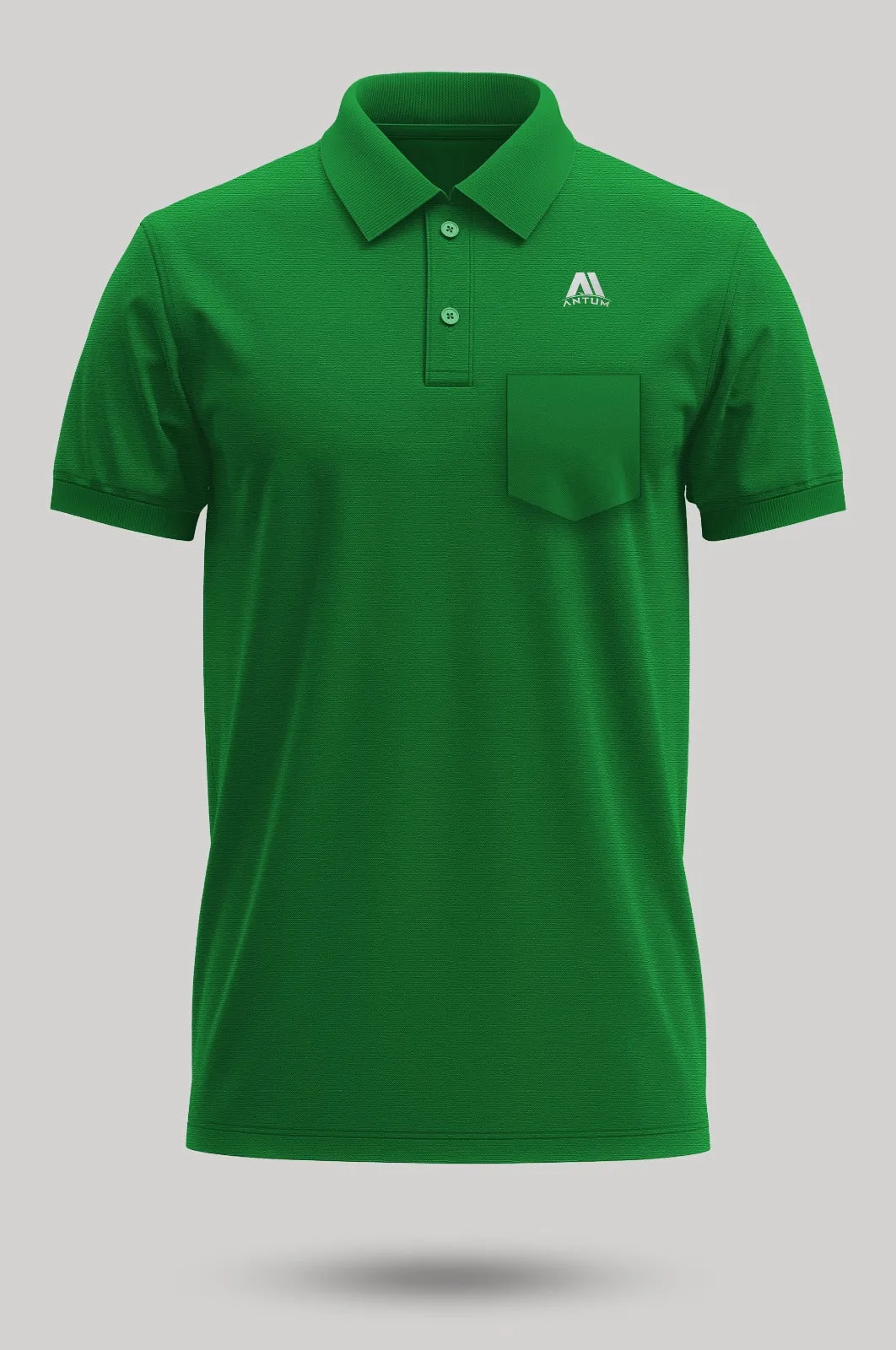 Pack of 2 Polo T-shirts (Green , Light grey)