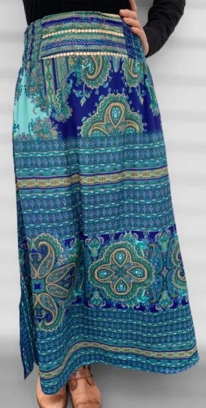 Paisley Sari Skirt
