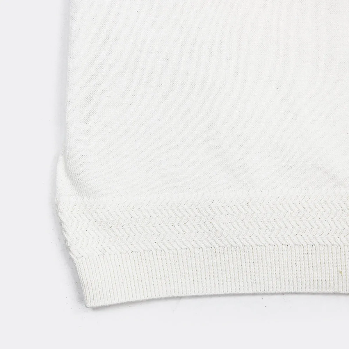 Pal Zileri - Knitted Silk/Cotton Polo Shirt in Natural