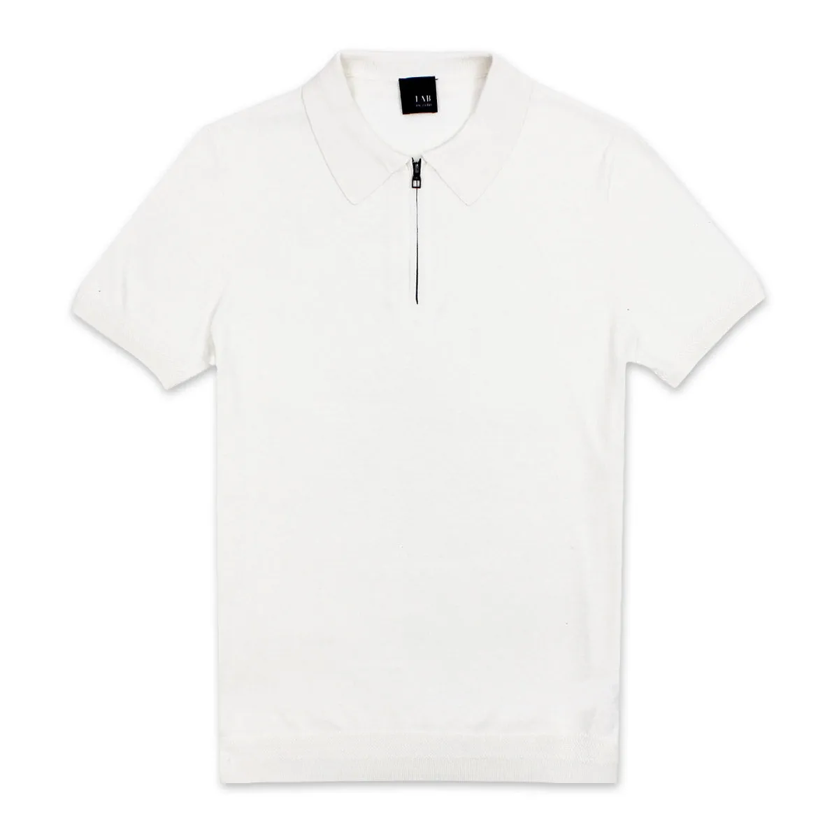 Pal Zileri - Knitted Silk/Cotton Polo Shirt in Natural