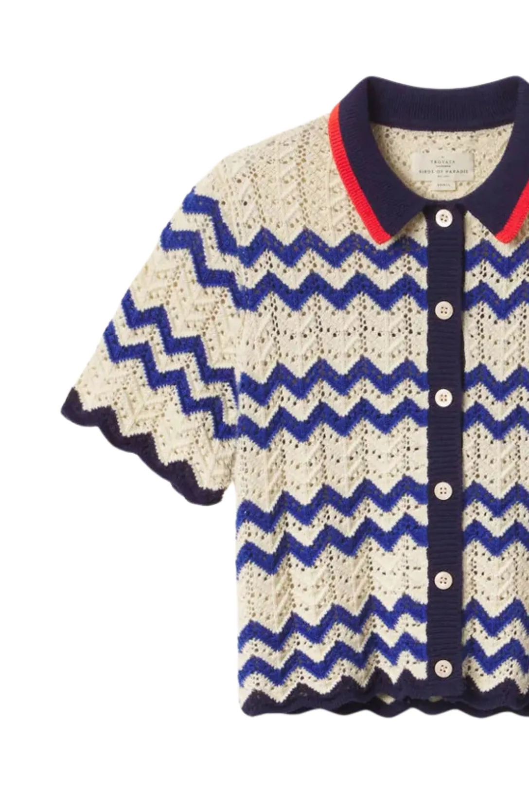 Paloma Cardigan | Blue Stripe