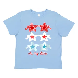 Patriotic Sunnies  | Girls 4th of July Tee