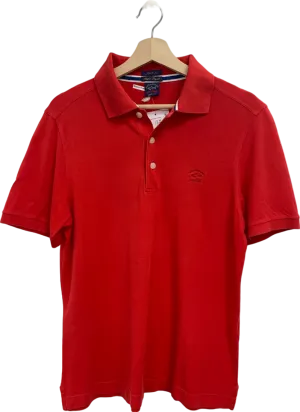 Paul & Shark Red Polo Shirt UK L