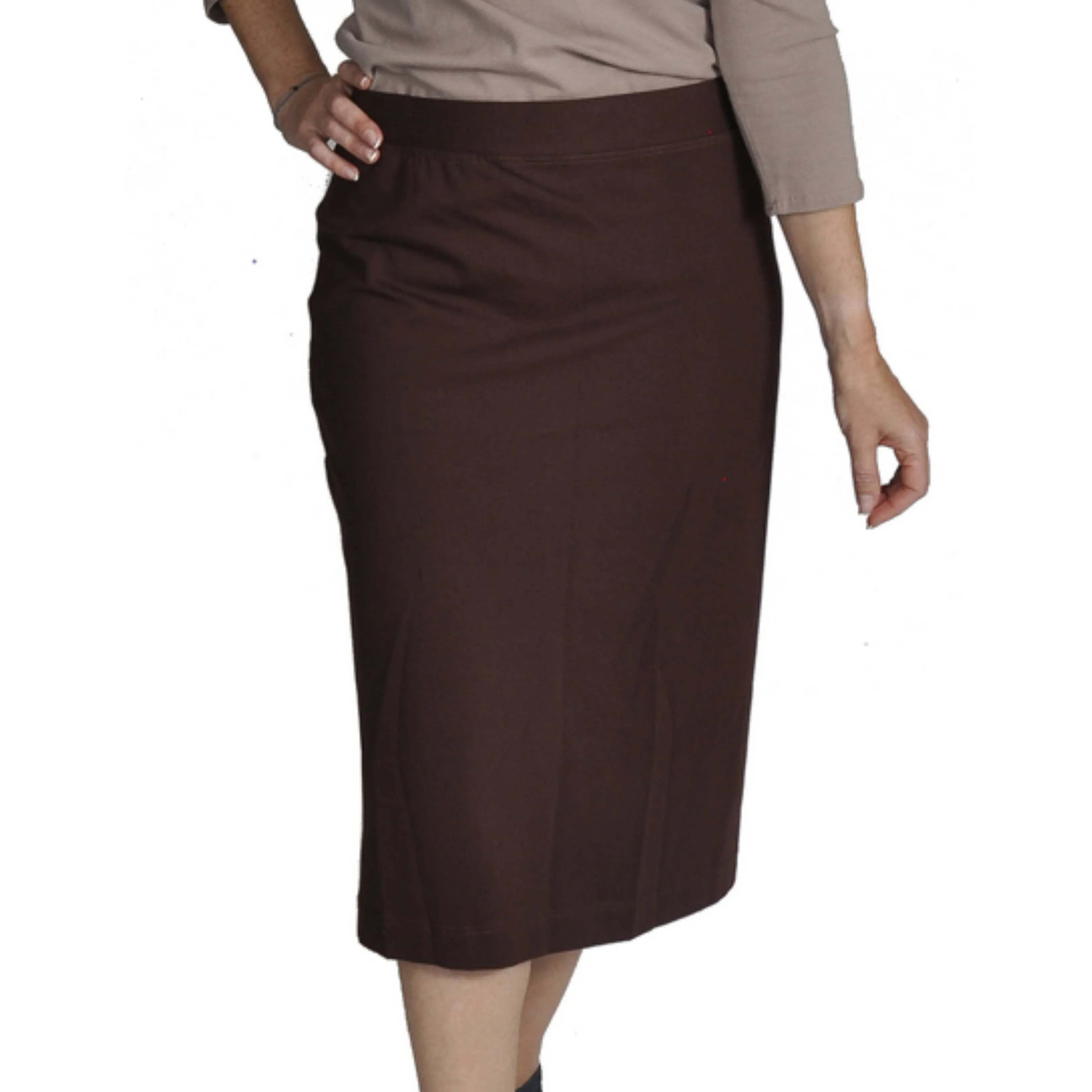Pencil Skirt - Cotton Stretch Knit