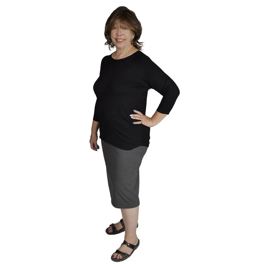 Pencil Skirt - Cotton Stretch Knit