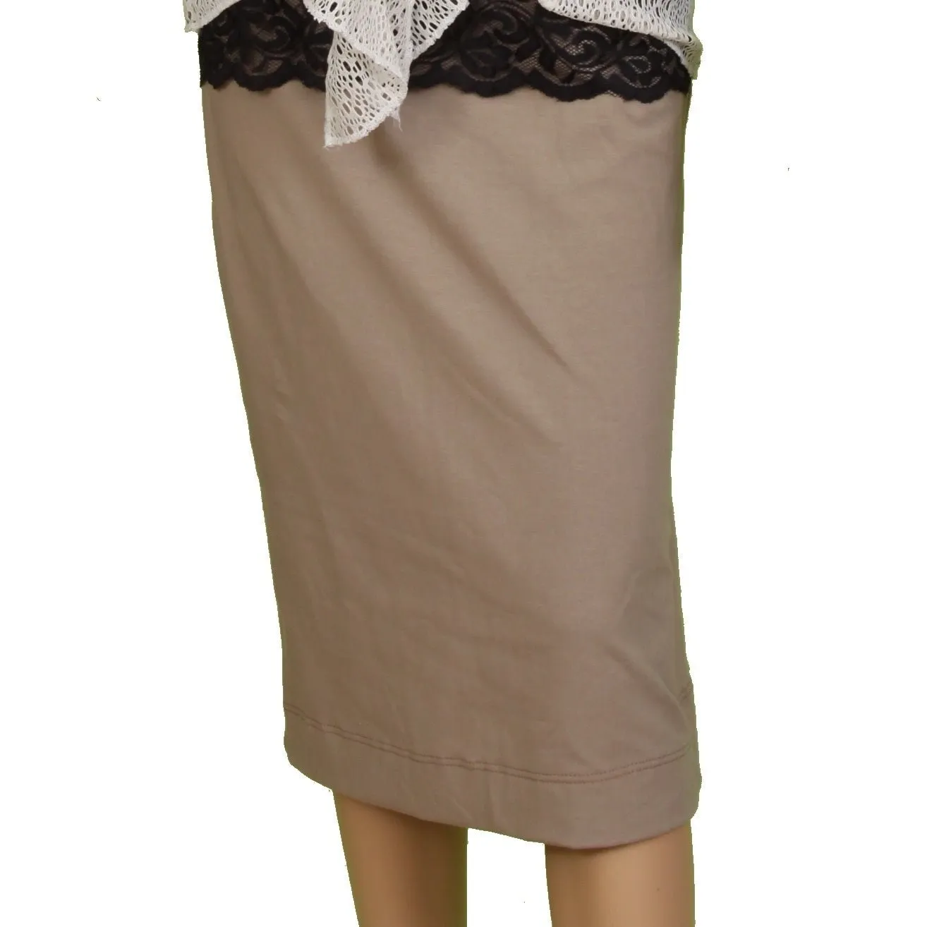 Pencil Skirt - Cotton Stretch Knit