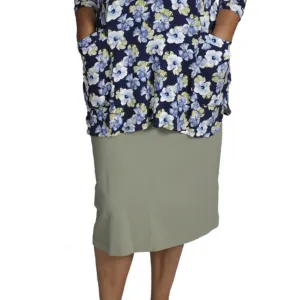 Pencil Skirt - Cotton Stretch Knit