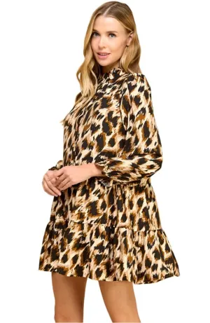 Penelope Animal Print Dress