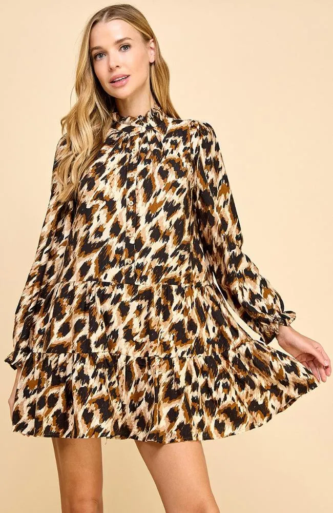 Penelope Animal Print Dress