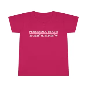 Pensacola Beach Coordinates Toddler T-shirt