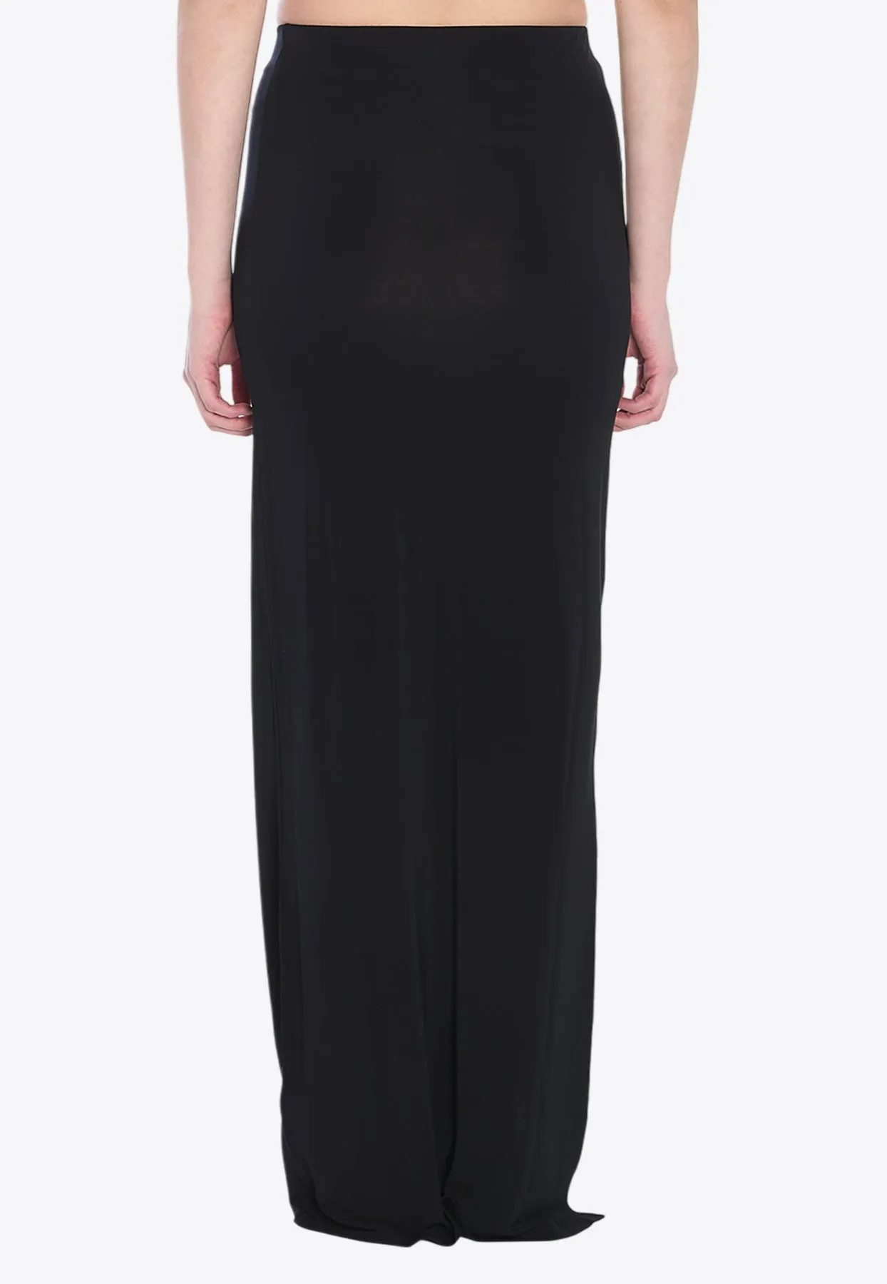 Peplo Draped Long Skirt