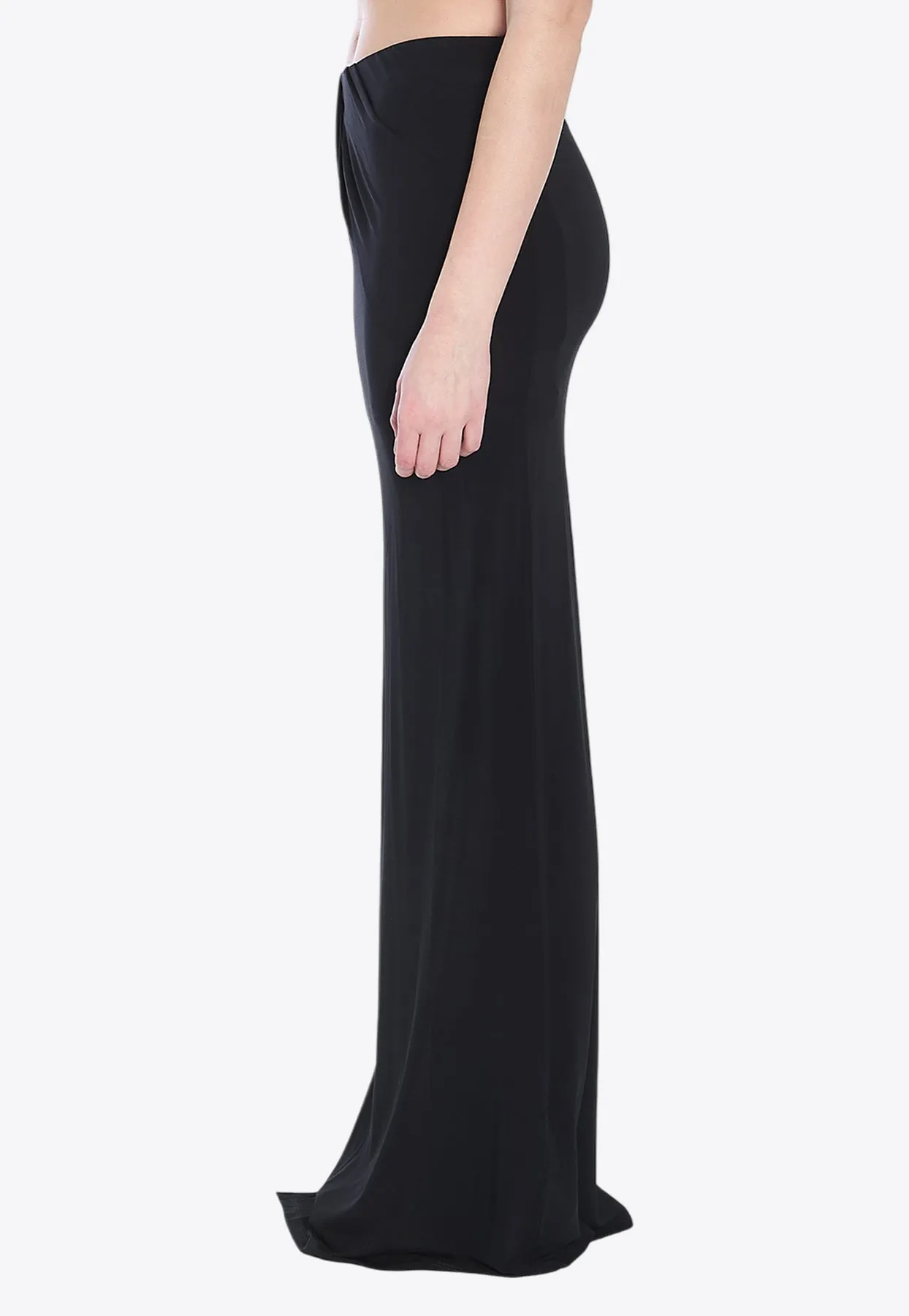 Peplo Draped Long Skirt