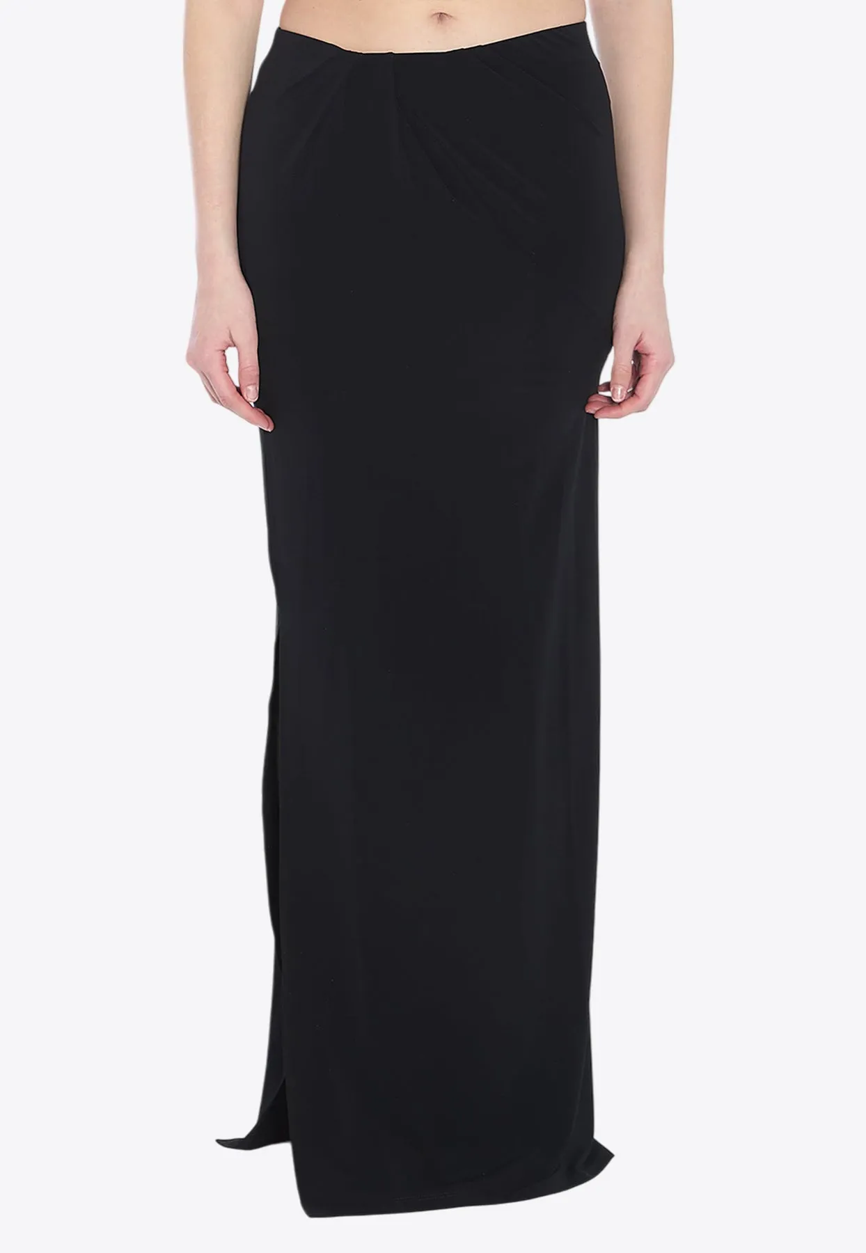 Peplo Draped Long Skirt