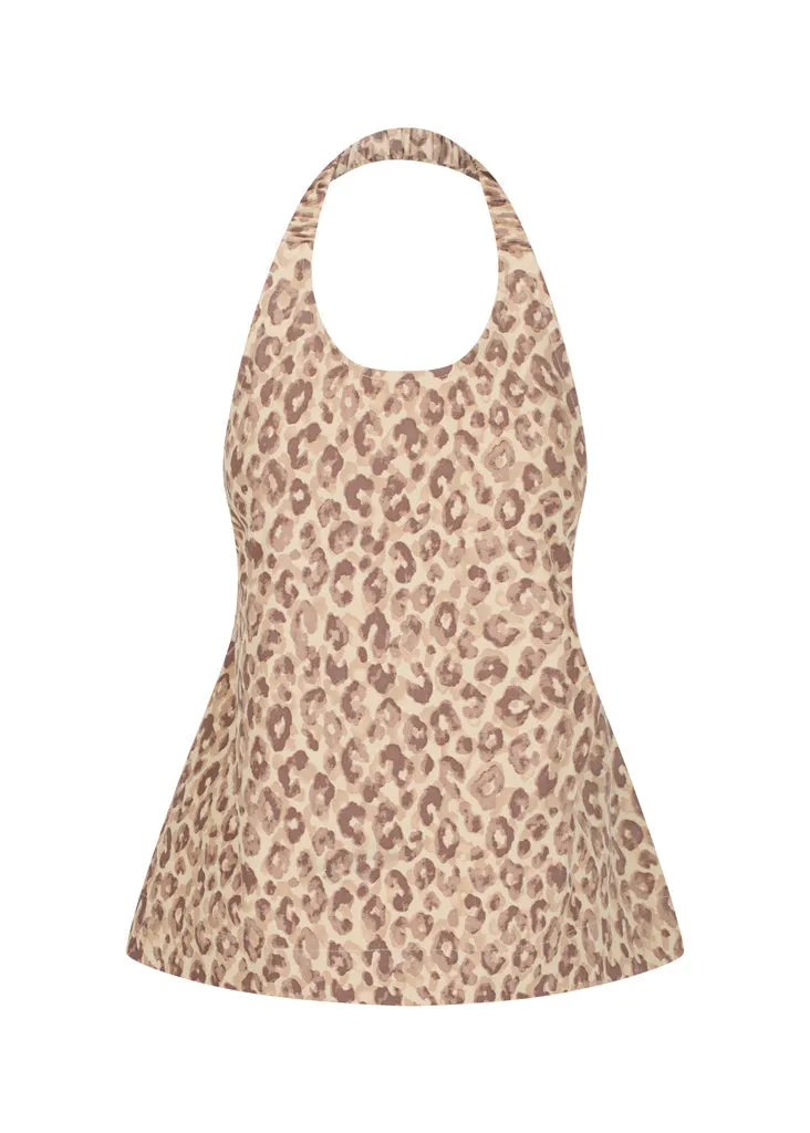Peplum Halter Top | Pencil Skirt