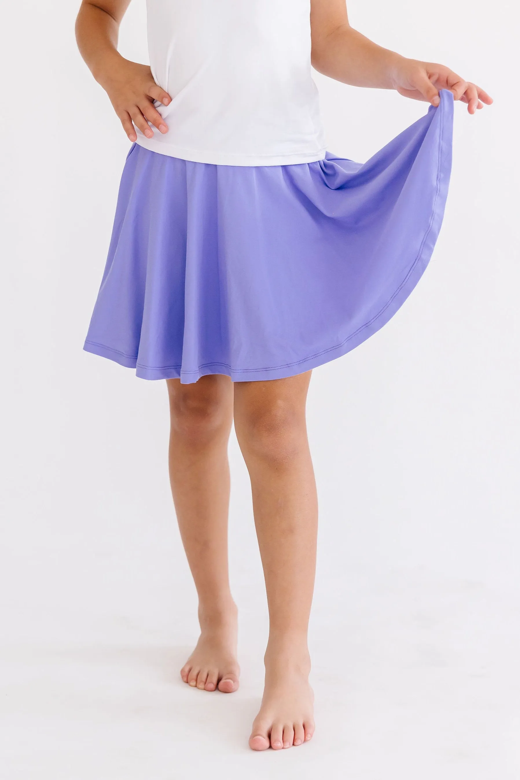 Periwinkle Twirl Skort