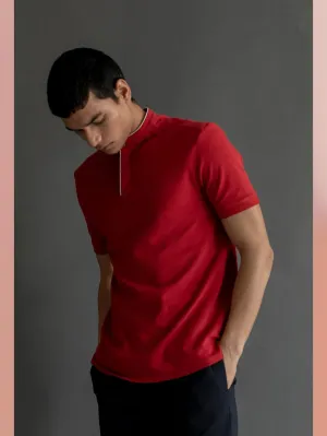 Perona   I   T-Shirt Polo Hardy In Couture Red