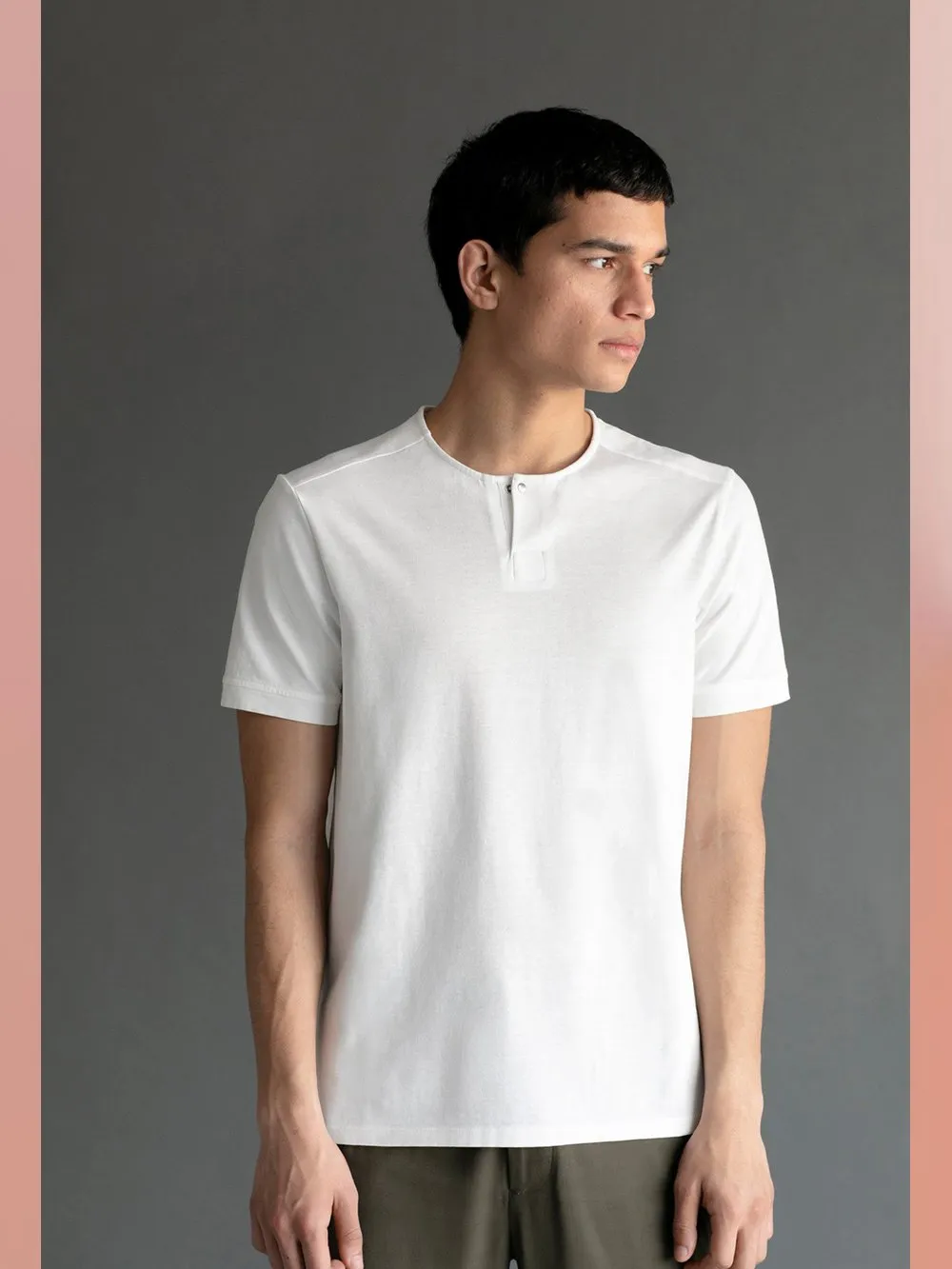 Perona   I   T-Shirt Polo Noah In White