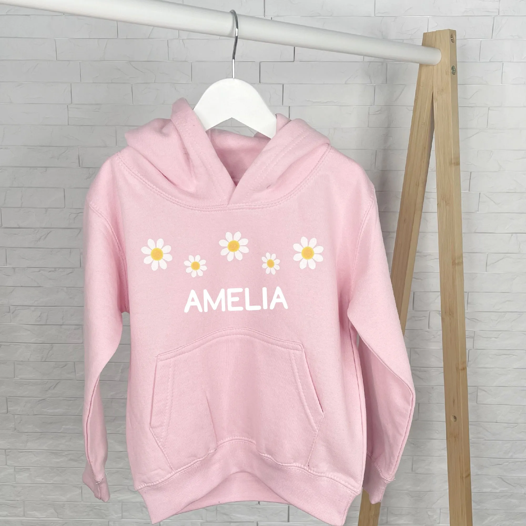 Personalised Daisy Girls Hoodie