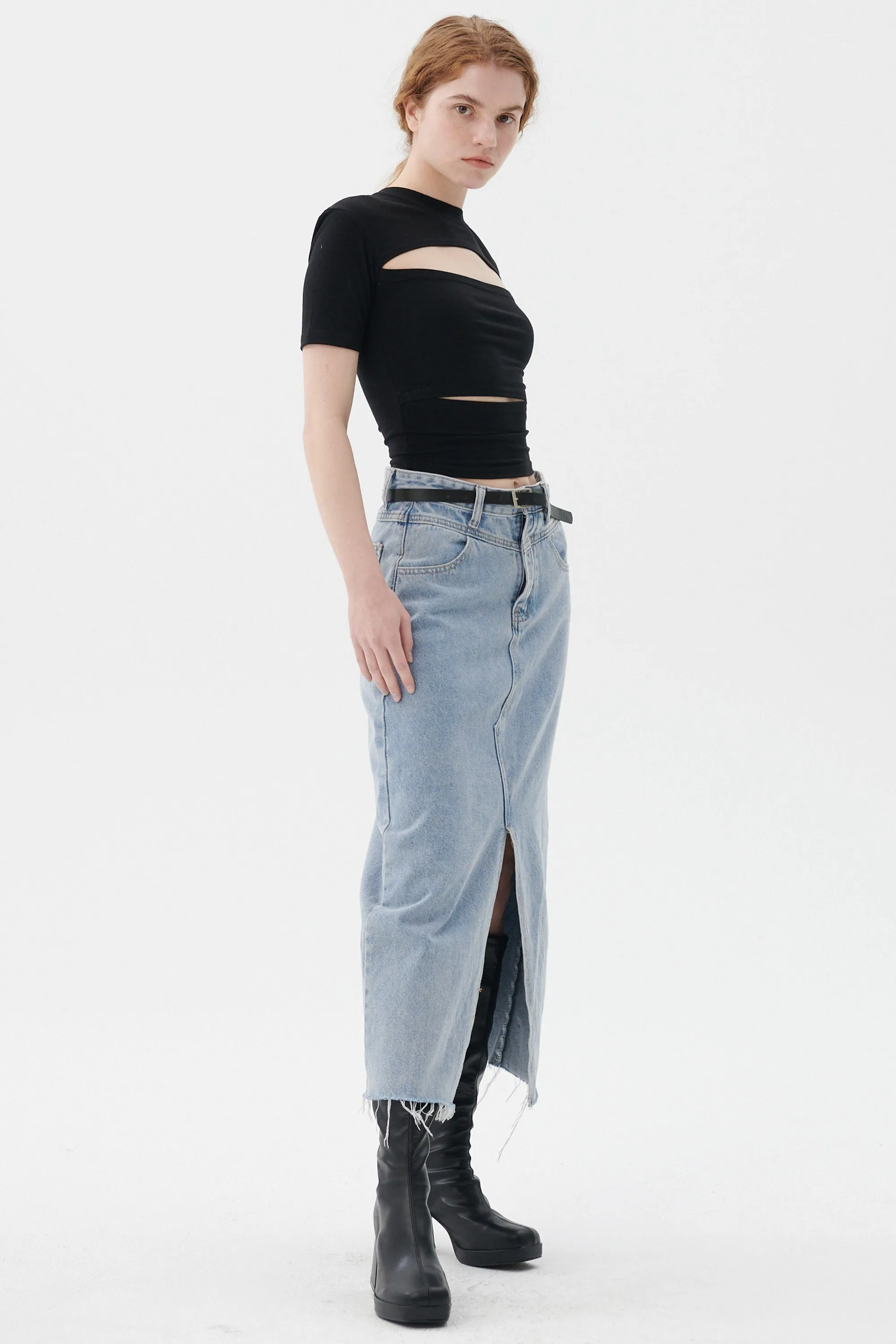 Peyton Denim Skirt