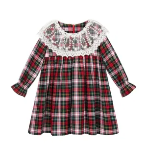 Phi Clothing Red Tartan Dress