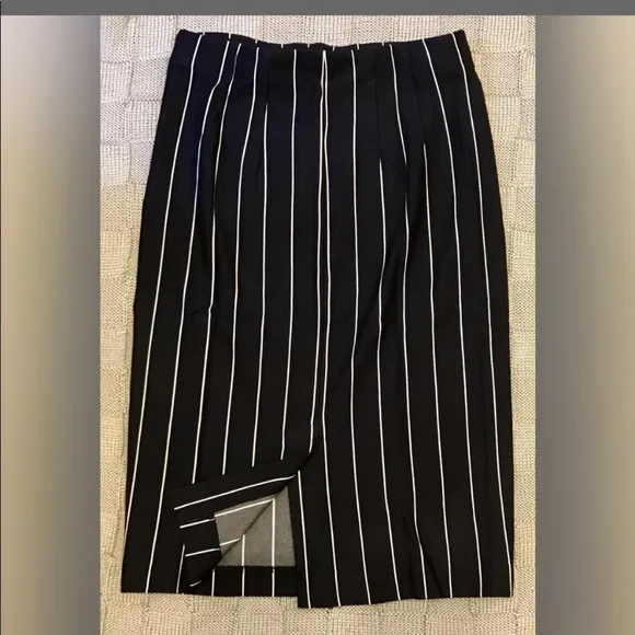 Philosophy Apparel Striped Ponte Knit Pencil Skirt