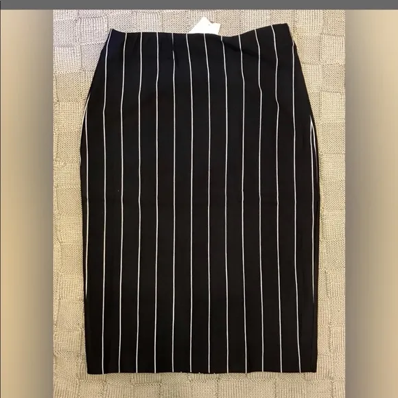 Philosophy Apparel Striped Ponte Knit Pencil Skirt