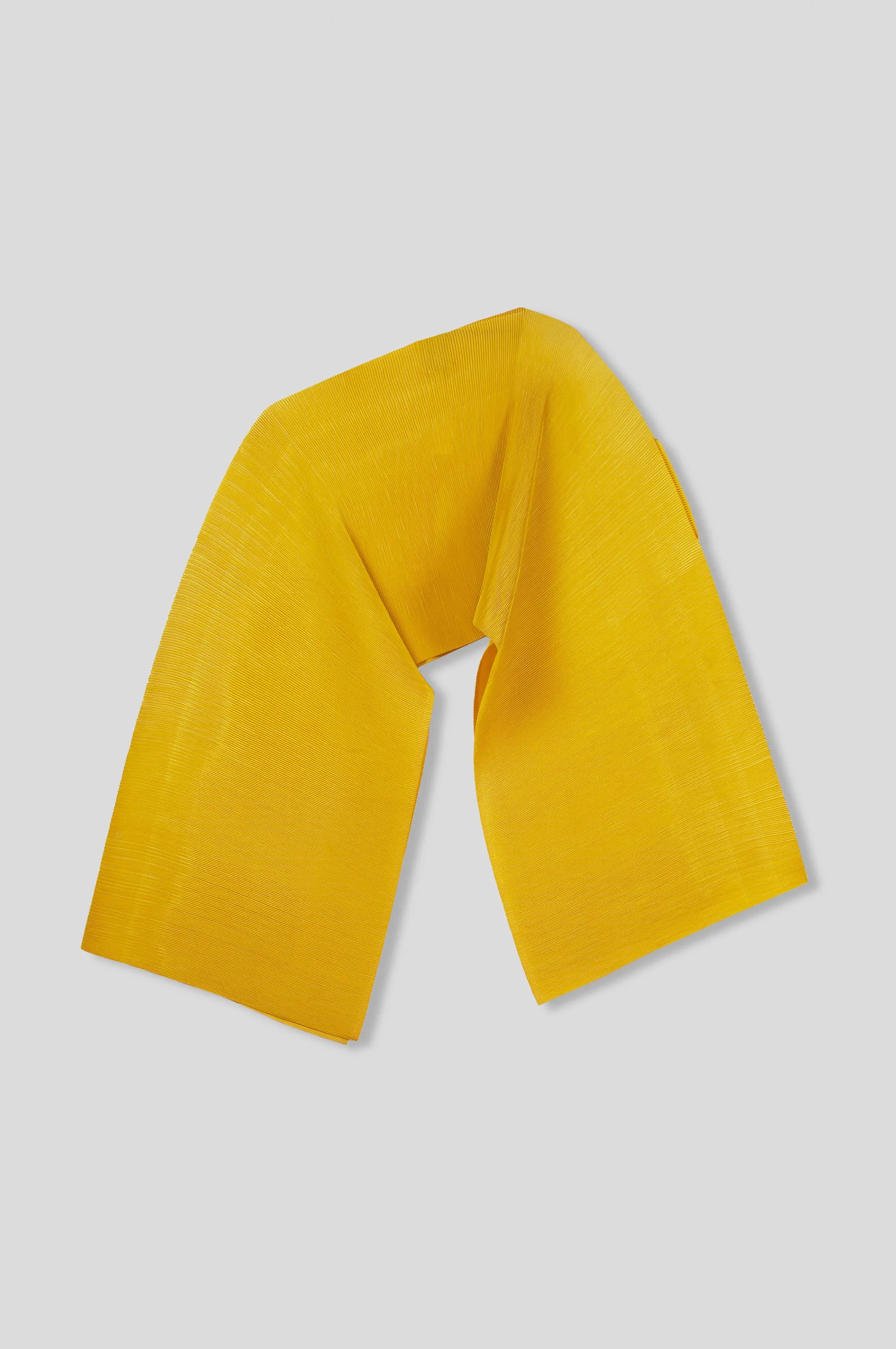 Pleated Long Poncho