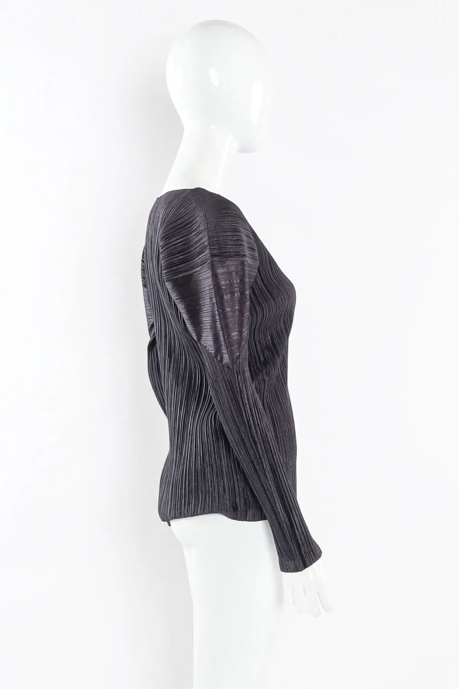 Pleated Top and Skirt Set