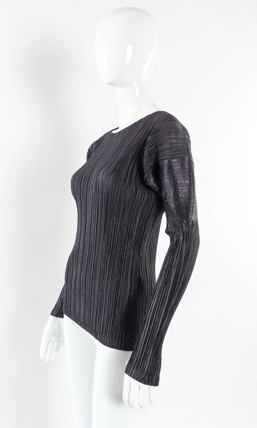 Pleated Top and Skirt Set