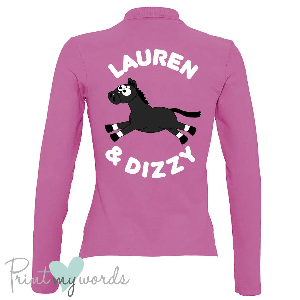 Plodders Personalised XC Style Long Sleeve Polo