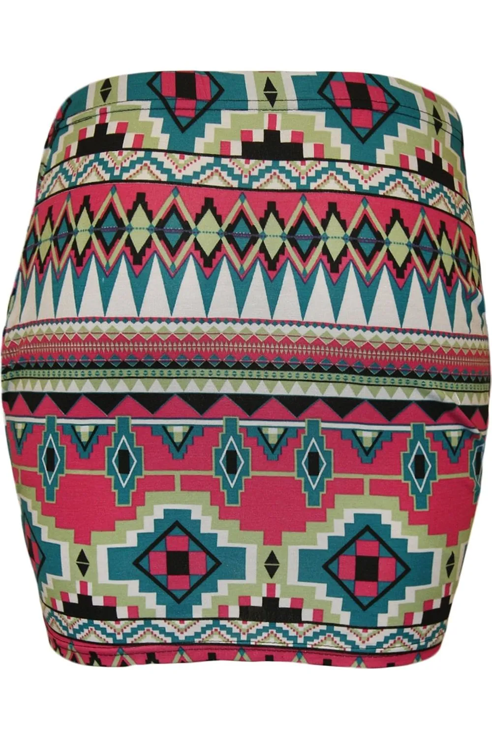Plus Size Printed Mini Bodycon Short Skirts