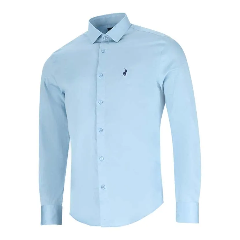 Polo Custom Grieg Shirt Men’s Light Blue