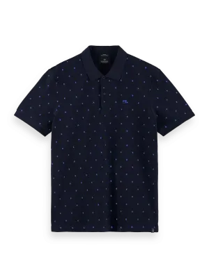 Polo de piqué de algodón orgánico con diseño estampado