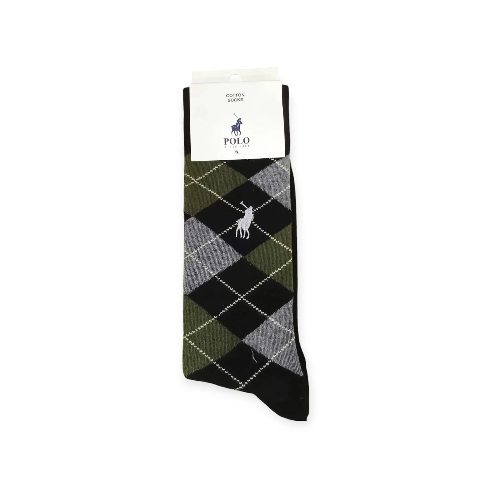 Polo Men's Cotton Socks Black