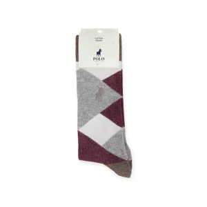 Polo Men's Cotton Socks Taupe