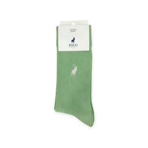 Polo Men's Plain Socks Green