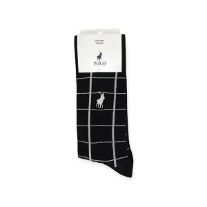 Polo Men's Stripe Socks Black