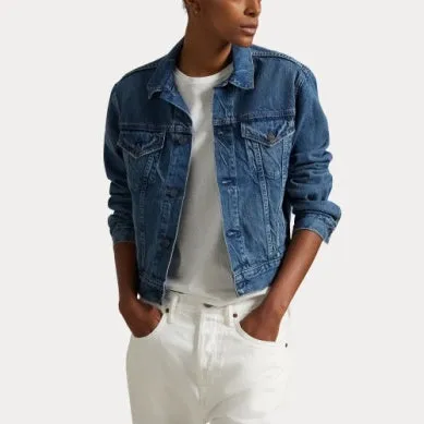 Polo Ralph Lauren - 3X1 rigid denim- classic trk-standard-unlined-trucker Jacket