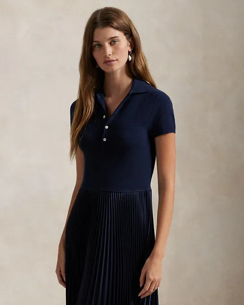 Polo Ralph Lauren -Polo Sweater-Bodice Dress Hunter Navy