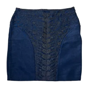 Polo Ralph Lauren Sample Pencil Skirt Beaded 100% Silk
