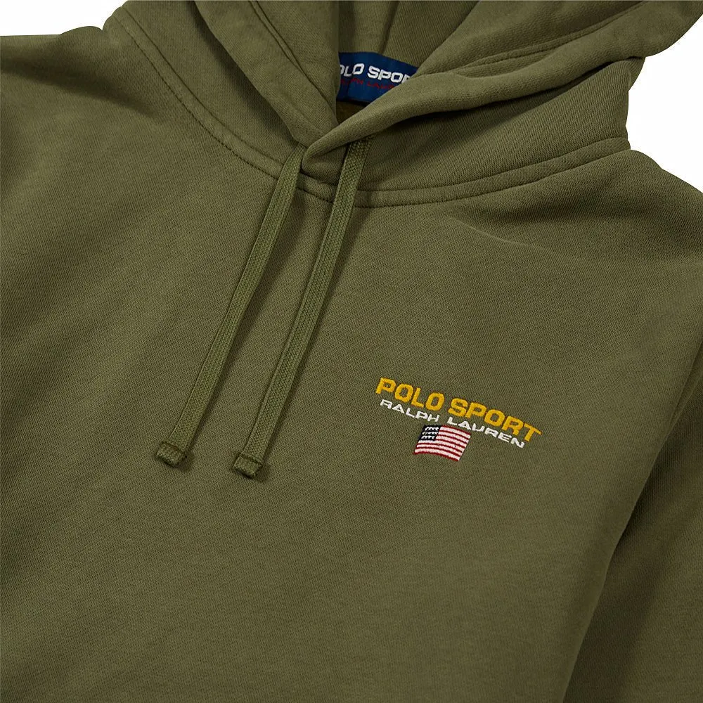 Polo Sport Fleece Hoodie - Olive