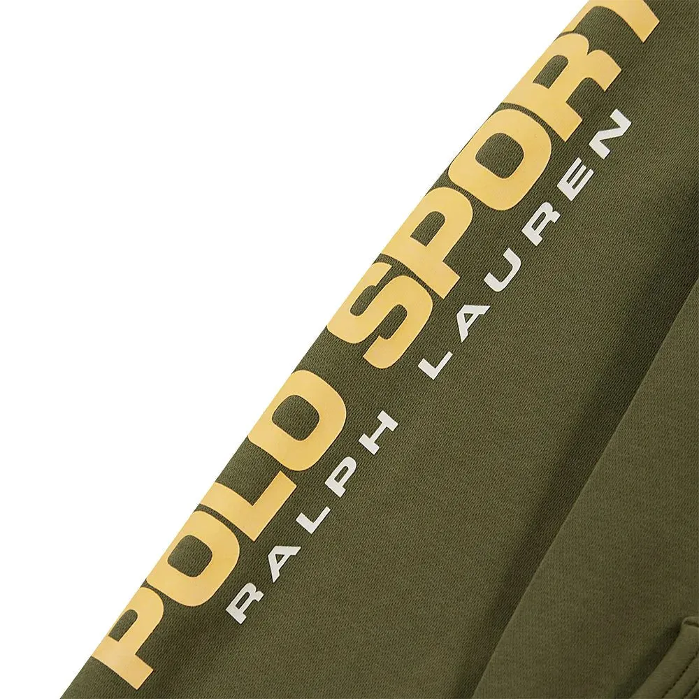 Polo Sport Fleece Hoodie - Olive