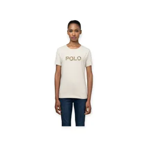 Polo Women Anele Short Sleeve T Shirt Putty