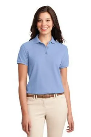 Port Authority® Ladies Silk Touch™ Polo. L500 with Maeser Logo (CLEARANCE)