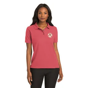 Port Authority Ladies Silk Touch Polo Shirtt - Embroidered