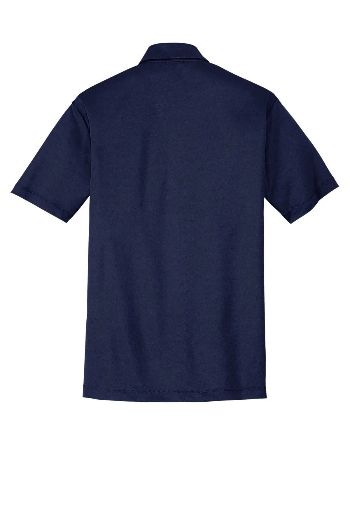 Port Authority Silk Touch Performance Pocket Polo. K540P Navy