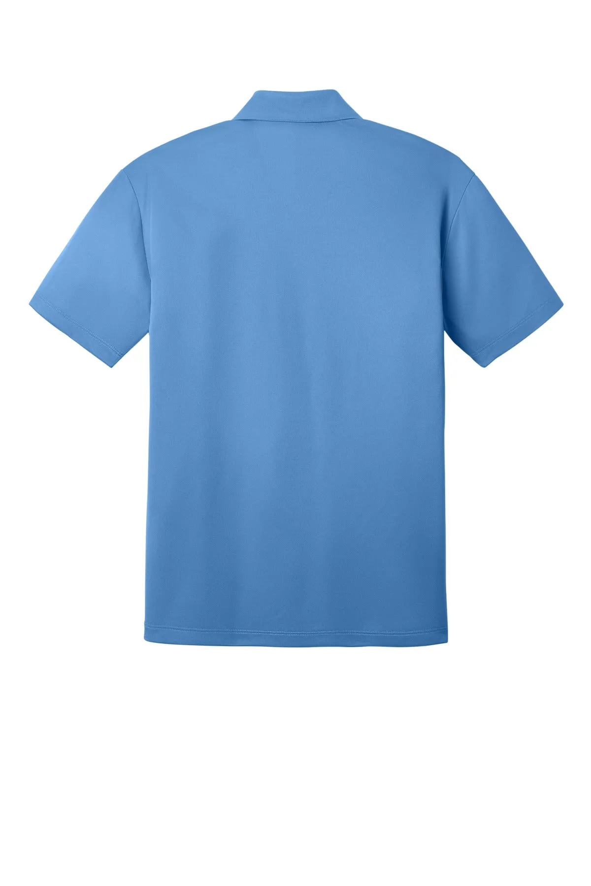 Port Authority Silk Touch Performance Polo. K540 Carolina Blue