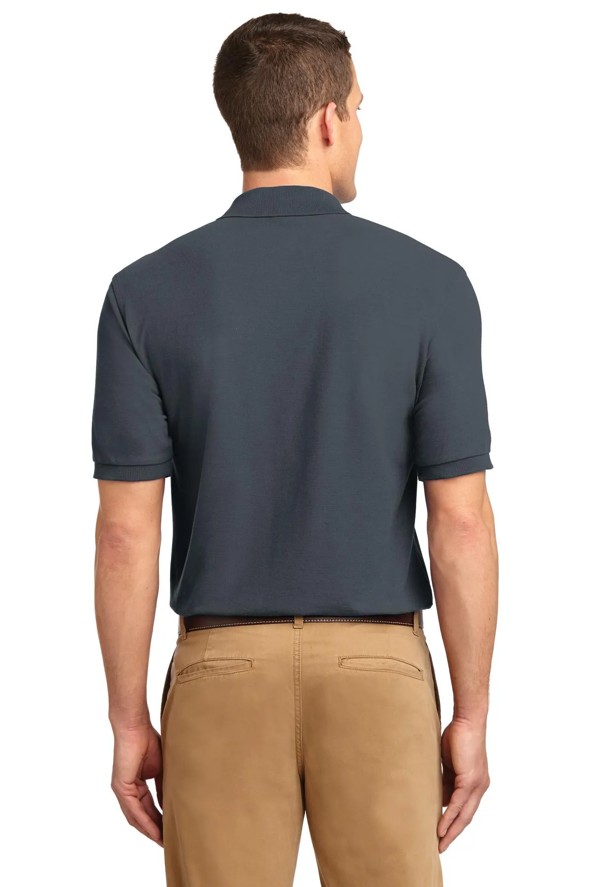 Port Authority Silk Touch Polo K500 Steel Grey